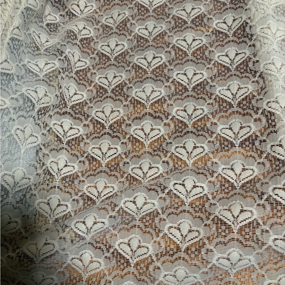 Handmade lace tablecloth approx 108x53